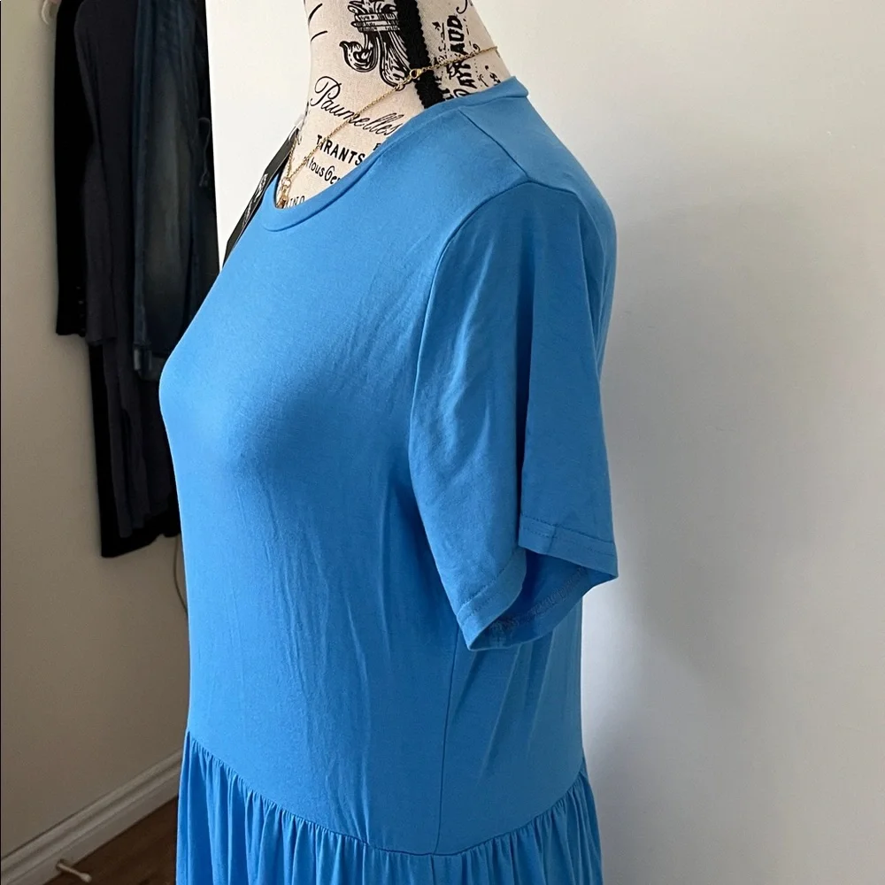 💗Blue Women's Dress - Picture 8 of 11